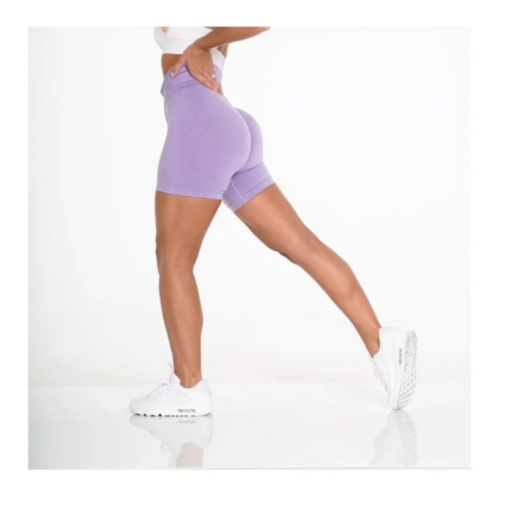 Like New NVGTN Lilac Pro Shorts S